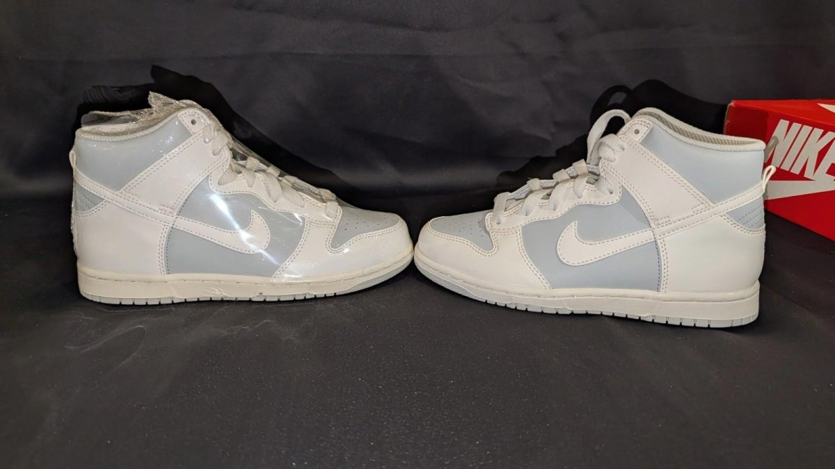 Nike Dunk High PS DD2314 - 107 "White Pure Platinum" Size 3Y - Sole & Drip