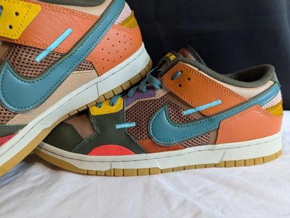 Nike Dunk Low Scrap "Archeo Brown" Size 11.5 Used VGC DB0500 - 200 Patchwork - Sole & Drip