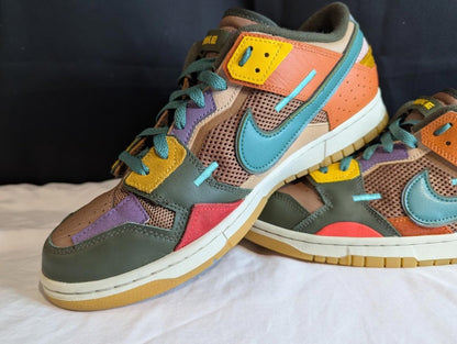 Nike Dunk Low Scrap "Archeo Brown" Size 11.5 Used VGC DB0500 - 200 Patchwork - Sole & Drip