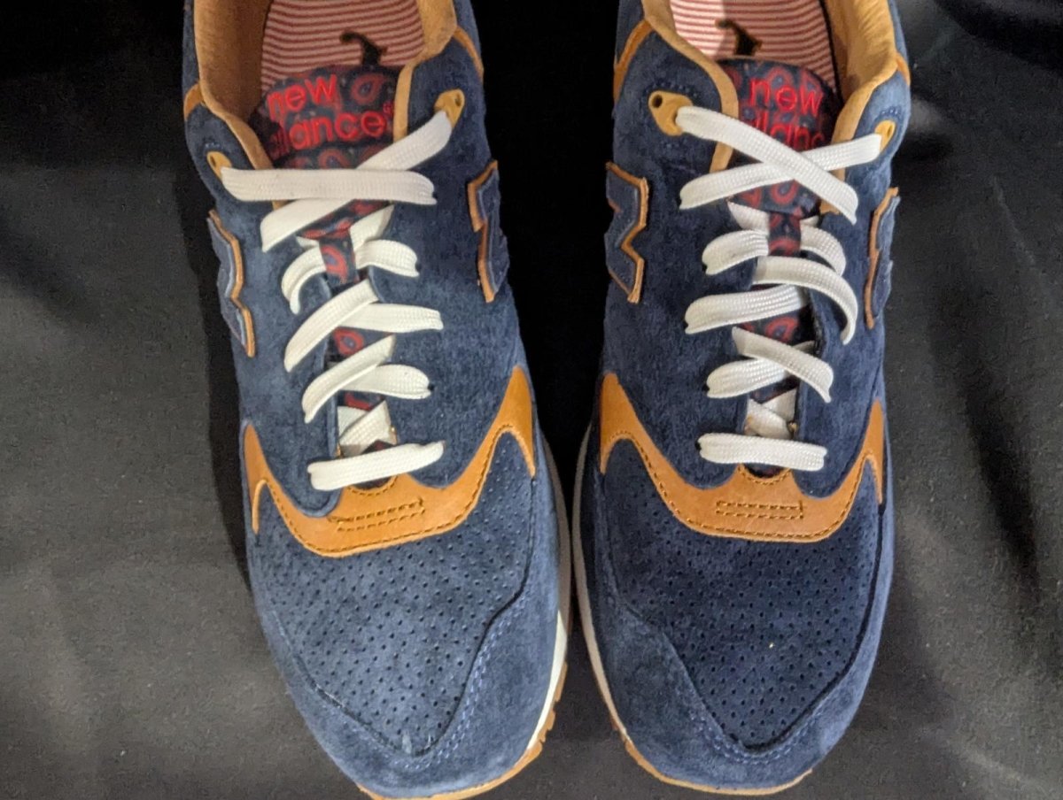 DS Rare New Balance 999 x Sneaker Politics "Case 999" Navy Red Size 14 ML999SP - Sole & Drip