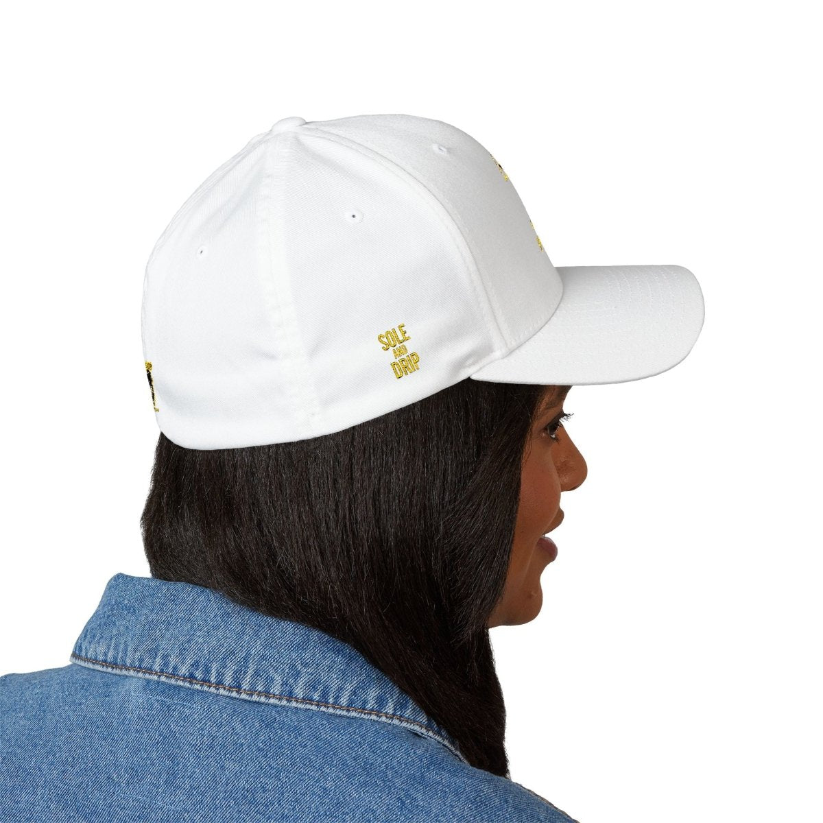 Embroidered 'Sole and Drip' Sneaker Lover Cap — Closed - Back Structured Hat - Sole & Drip