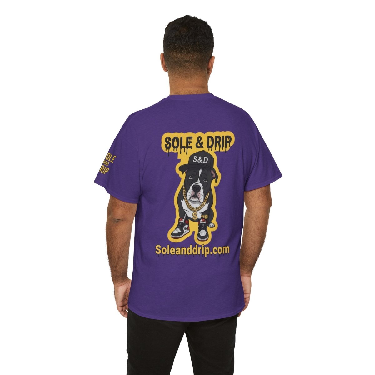 Sole and Drip Short Sleeve Tee — Sneaker Graphic Shirt with 'SOLE AND DRIP' Design - Sole & Drip