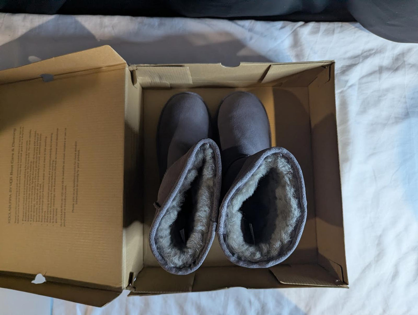NEW KOOLABURRA UGG Koola Short Rabbit Grey Suede Boots Womens 7 1017090 W/Box