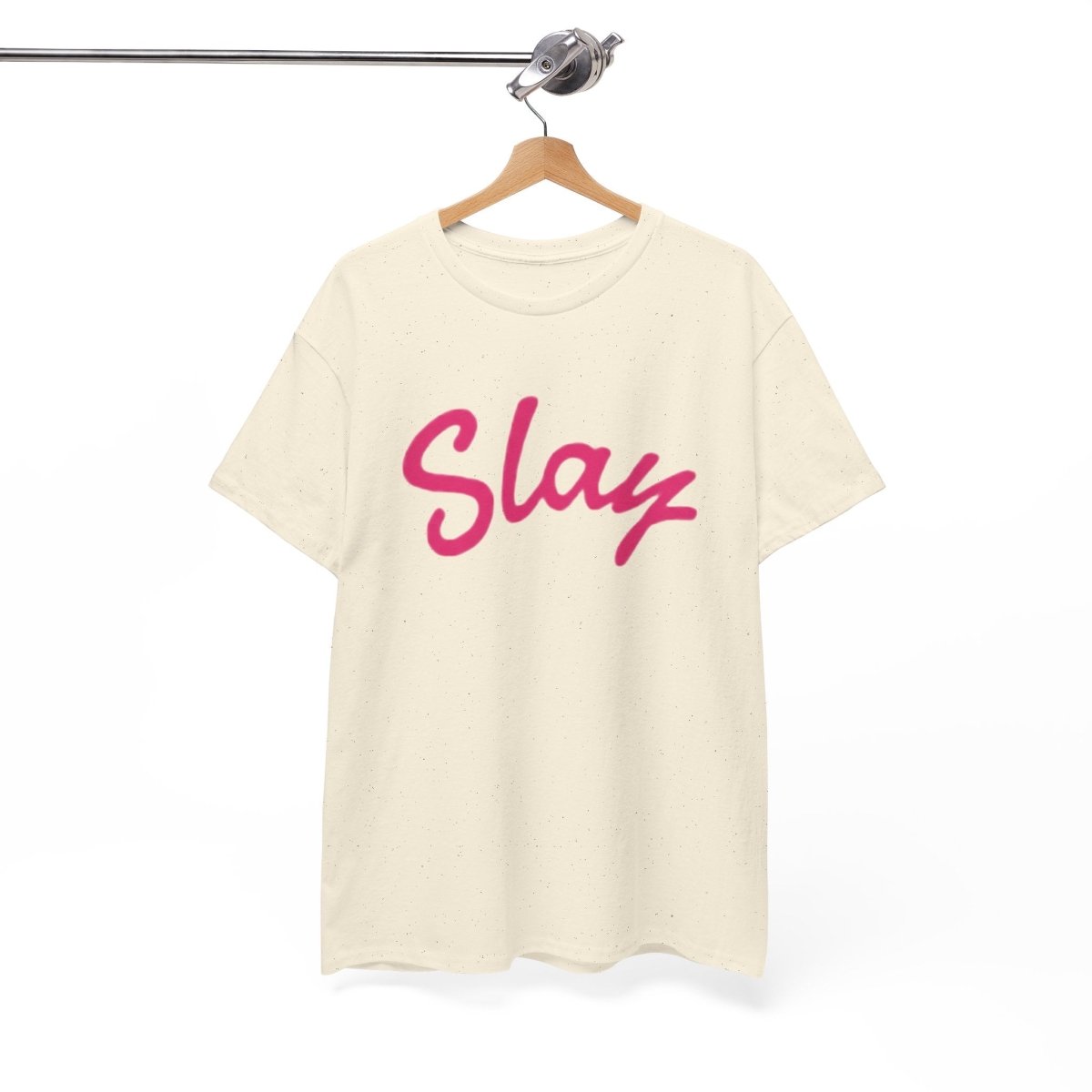 Slay Script T‑Shirt — Pink Script Graphic Tee for Trendy Women & Girls - Sole & Drip