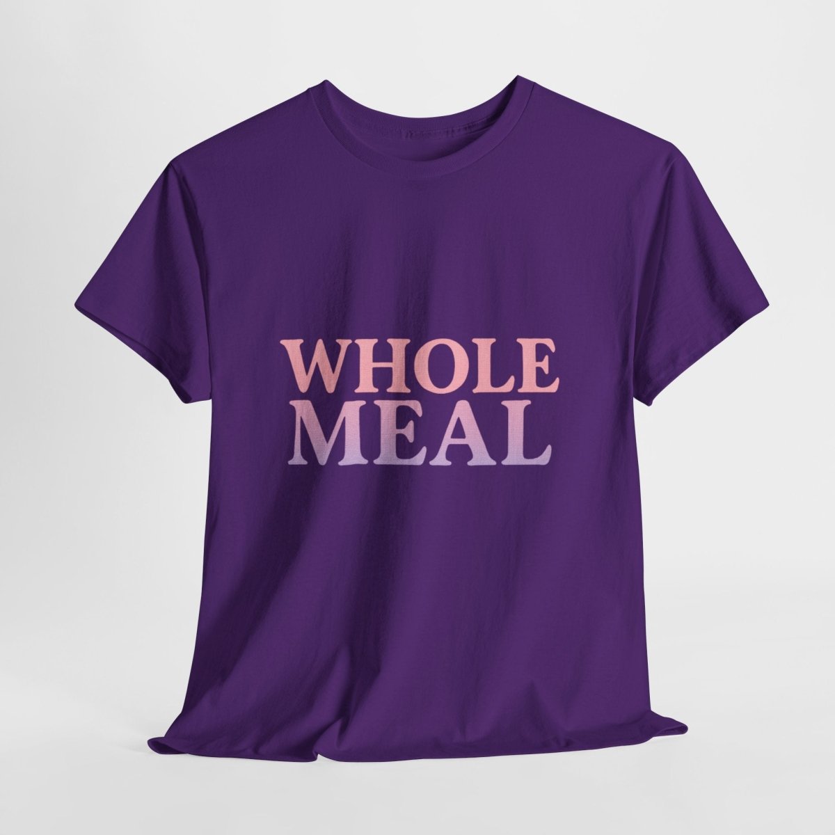 Whole Meal Tee — Pastel Gradient Graphic T‑Shirt - Sole & Drip