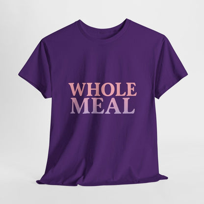 Whole Meal Tee — Pastel Gradient Graphic T‑Shirt - Sole & Drip