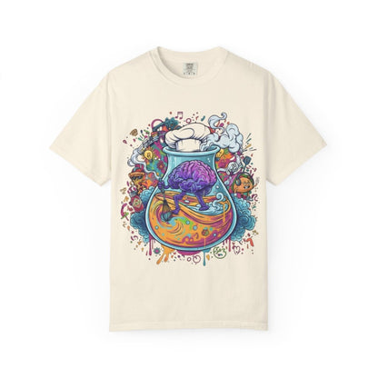 "Let Me Cook" T-Shirt — Colorful Chef Brain Illustration - Sole & Drip