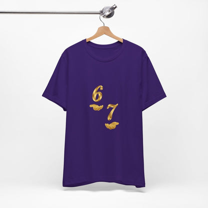 6 7 W hands Tee — Minimal 6 7 w/hands Graphic T-Shirt - Sole & Drip