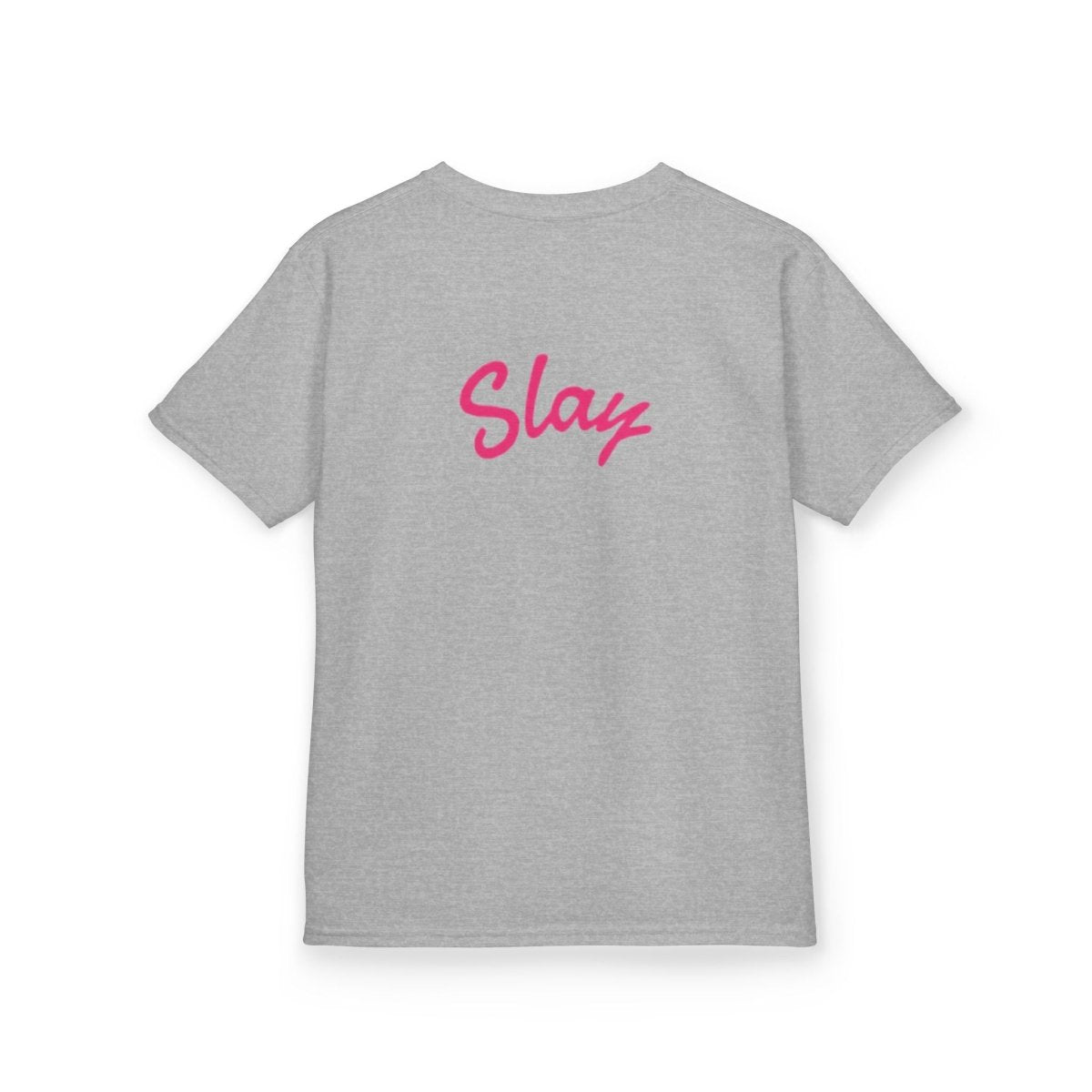 Kids Tee — Pink “Baddie 67” Front & “Slay” Back Graphic - Sole & Drip