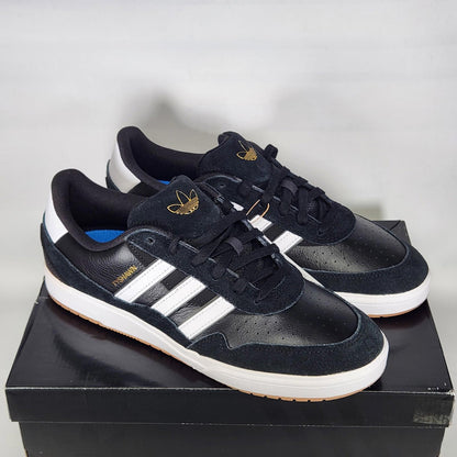 ADIDAS Tyshawn II Core Black Cloud White Gum JI0846 Mens Size 8 NEW Skate Shoe
