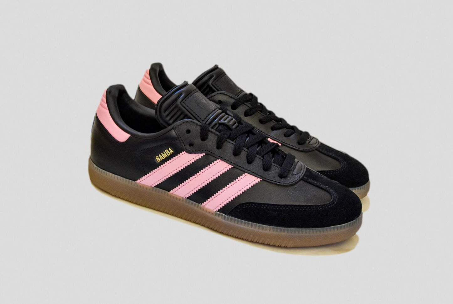 ADIDAS SAMBA 'MESSI' INTER MIAMI Black Pink Gold JP7845 Mens 8.5 NEW w/Box