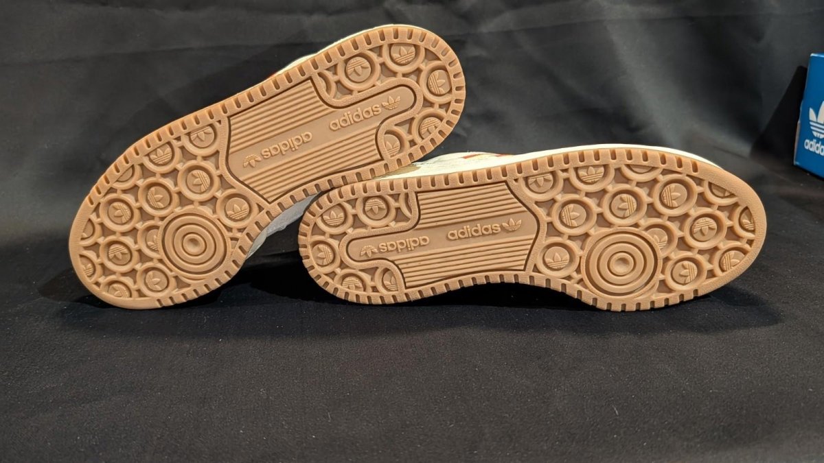 Adidas Forum Bold Stripes Red White Women's Size 6.5 JH7951 - Sole & Drip