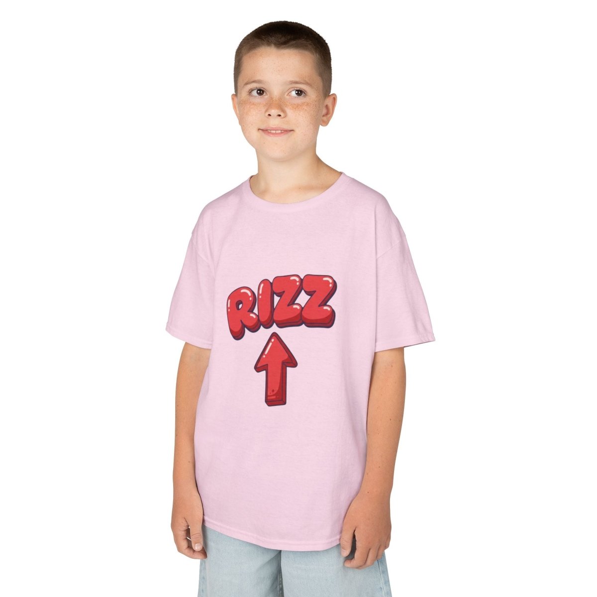 Kids Tee — Playful "RIZZ" Arrow Graphic Shirt - Sole & Drip