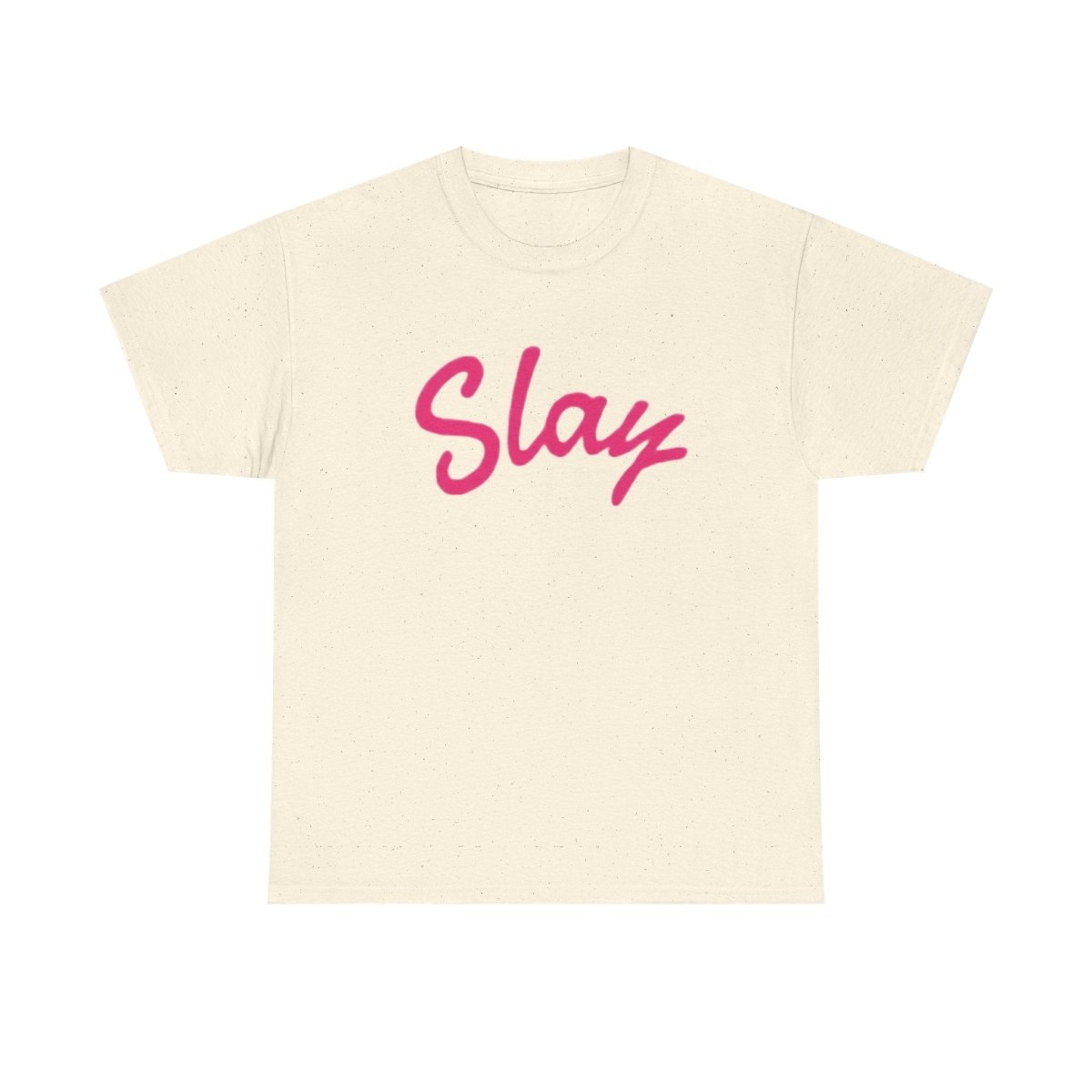 Slay Script T‑Shirt — Pink Script Graphic Tee for Trendy Women & Girls - Sole & Drip