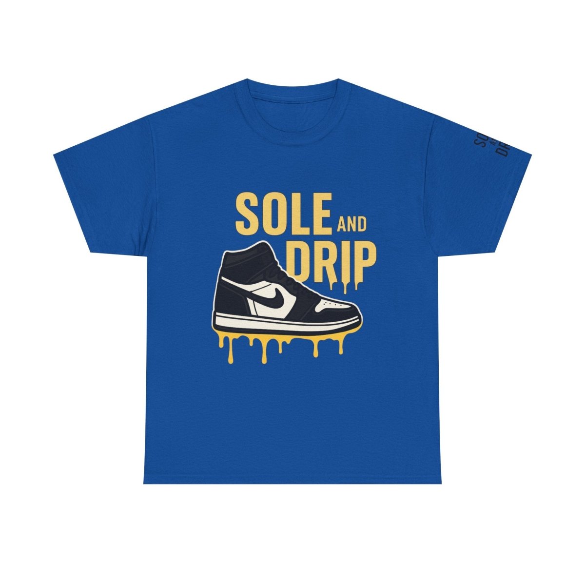 Sole and Drip Short Sleeve Tee — Sneaker Graphic Shirt with 'SOLE AND DRIP' Design - Sole & Drip