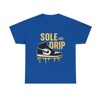 Sole and Drip Short Sleeve Tee — Sneaker Graphic Shirt with 'SOLE AND DRIP' Design - Sole & Drip