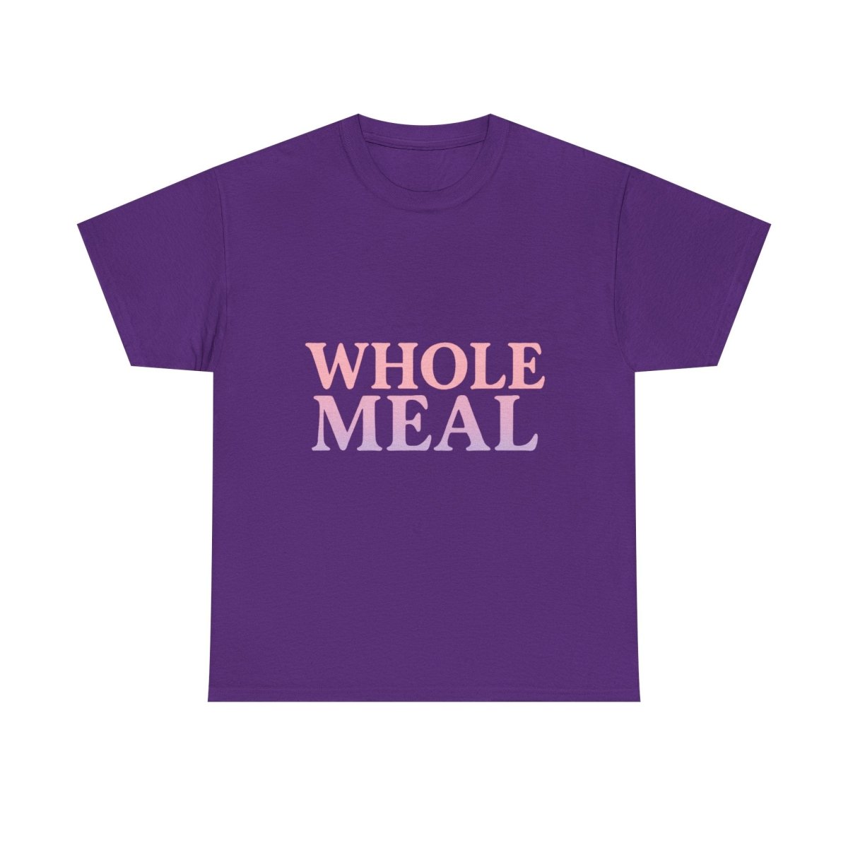 Whole Meal Tee — Pastel Gradient Graphic T‑Shirt - Sole & Drip