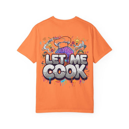 "Let Me Cook" T-Shirt — Colorful Chef Brain Illustration - Sole & Drip
