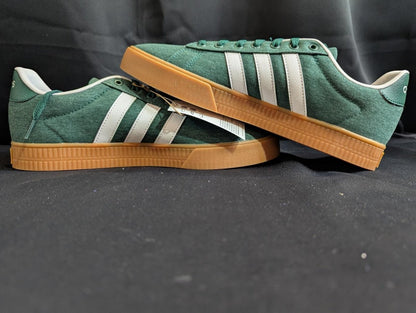 NEW NIB Adidas Daily 3.0 Green White Gum Sole Men's Size 10 IF7487 Casual Shoe - Sole & Drip