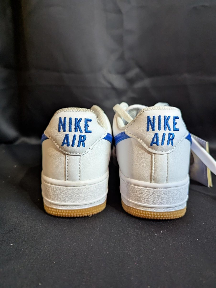 NEW NIB Nike AF1 Low Retro "Color of the Month" Royal Blue 7.5 DJ3911 - 101 - Sole & Drip