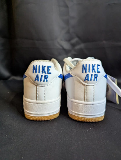 NEW NIB Nike AF1 Low Retro "Color of the Month" Royal Blue 7.5 DJ3911 - 101 - Sole & Drip