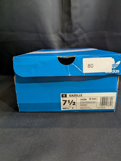 NEW Adidas Gazelle "Royal Blue/Lucid Green" Suede Size 7.5 Retro Sneaker JH5389 - Sole & Drip