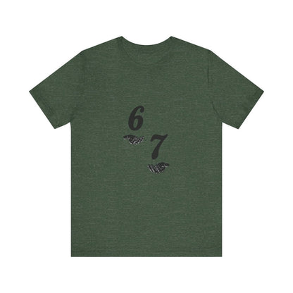 6 7 W hands Tee — Minimal 6 7 w/hands Graphic T-Shirt - Sole & Drip