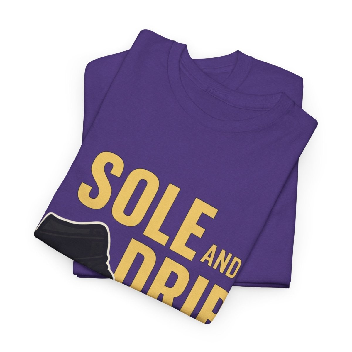 Sole and Drip Short Sleeve Tee — Sneaker Graphic Shirt with 'SOLE AND DRIP' Design - Sole & Drip