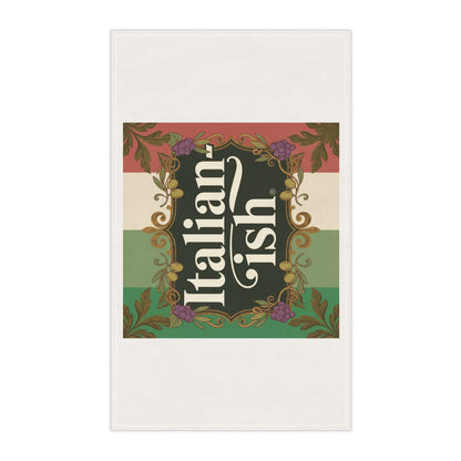 Italian-ish Tea Towel — Vintage Italian Flag Kitchen Towel