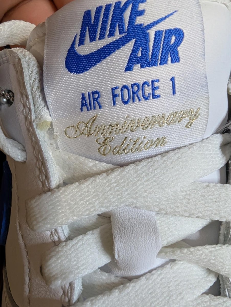 NEW NIB Nike AF1 Low Retro "Color of the Month" Royal Blue 7.5 DJ3911 - 101 - Sole & Drip