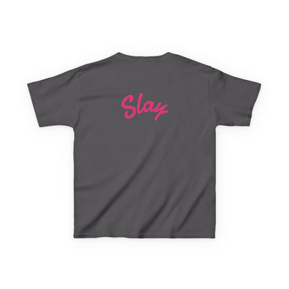 Kids Tee — Pink “Baddie 67” Front & “Slay” Back Graphic - Sole & Drip