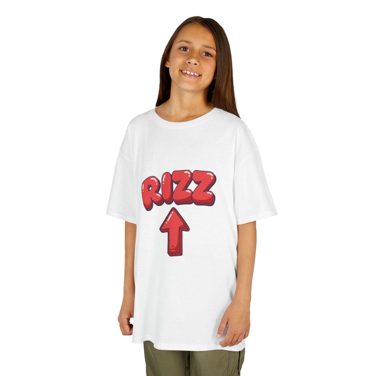 Kids Tee — Playful "RIZZ" Arrow Graphic Shirt - Sole & Drip