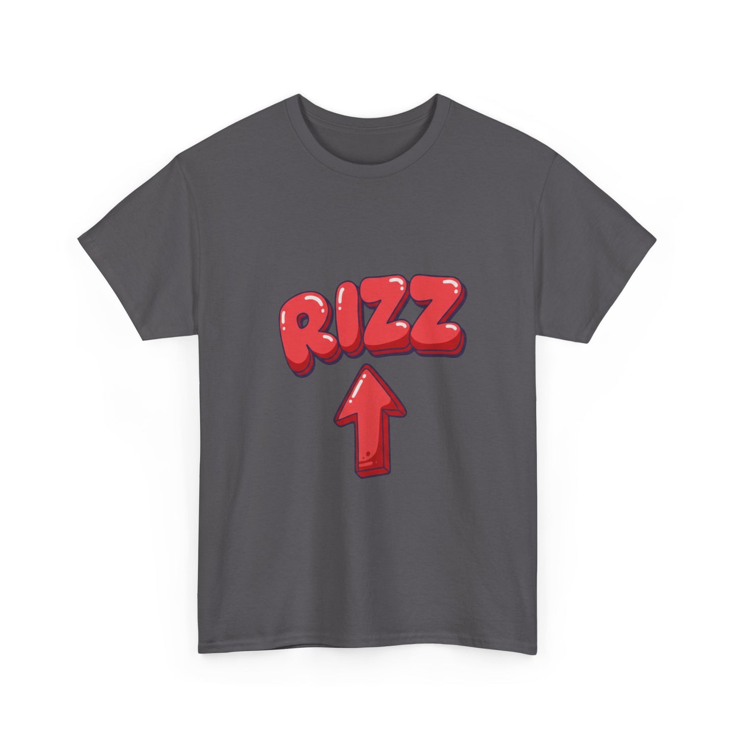 Adult Tee — Playful "RIZZ" Arrow Graphic Shirt