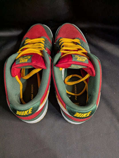 Nike SB Dunk Low Pro PRM "Seattle Supersonics" Green Red US 12 FZ1287 - 300 Used - Sole & Drip