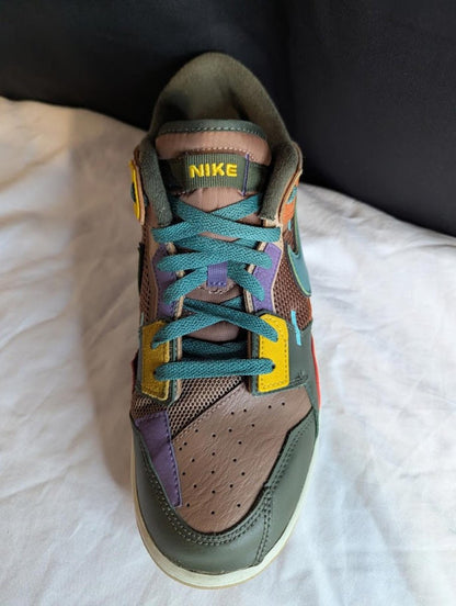 Nike Dunk Low Scrap "Archeo Brown" Size 11.5 Used VGC DB0500 - 200 Patchwork - Sole & Drip