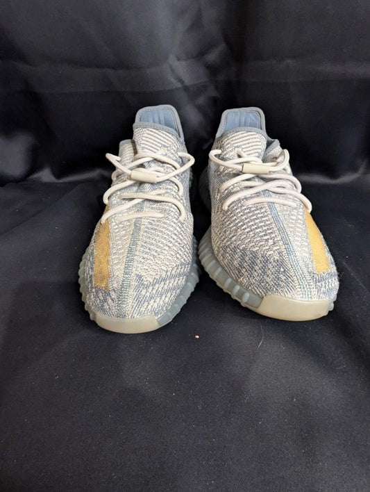 NEW NIB Adidas Yeezy Boost 350 V2 "Israfil" Grey Yellow Size 10.5 FZ5421 RARE - Sole & Drip