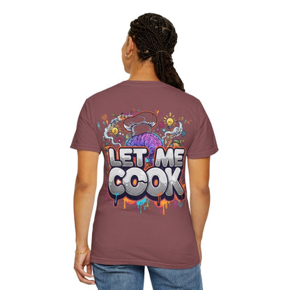 "Let Me Cook" T-Shirt — Colorful Chef Brain Illustration - Sole & Drip
