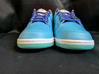 NEW NIB Nike Dunk Low SE "Baltic Blue Total Orange" 11.5 HQ1538 - 416 Aqua Navy - Sole & Drip