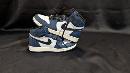 New Nike Air Jordan 1 Retro High OG GS FD1437 - 401 "Midnight Navy" Size 6.5Y - Sole & Drip