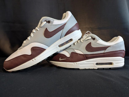 Nike Air Max 1 PRM "Mystic Dates" Size 11.5 Used VGC DB5074 - 101 Brown Grey AM1 - Sole & Drip
