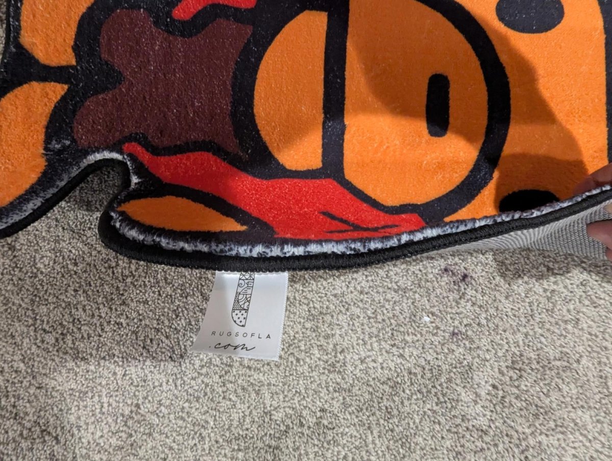 NEW Hypebeast BAPE x KAWS Baby Milo Tufted Rug Ape Monkey 29x25" Streetwear - Sole & Drip