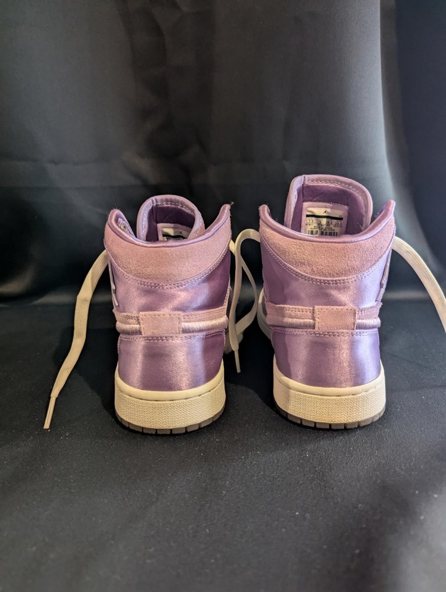 Jordan 1 High "Season of Her Orchid Mist" Wmns 7.5 Used VGC AO1847 - 550 Satin - Sole & Drip