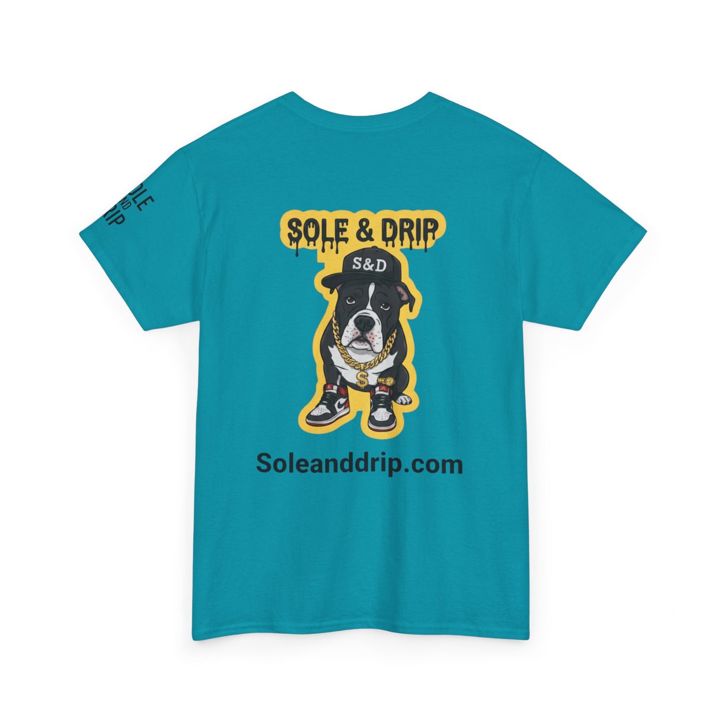 Sole and Drip Short Sleeve Tee — Sneaker Graphic Shirt with 'SOLE AND DRIP' Design