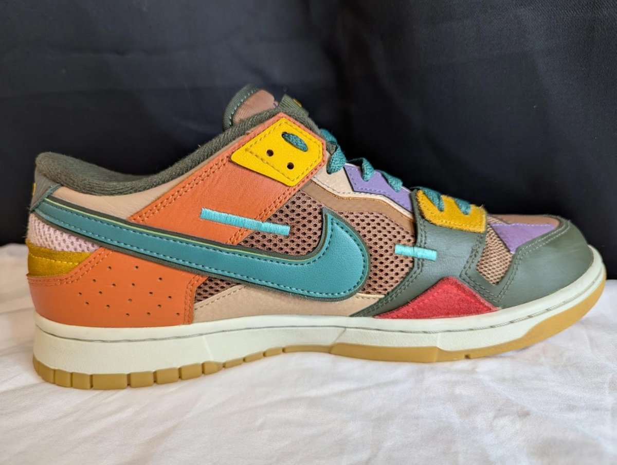 Nike Dunk Low Scrap "Archeo Brown" Size 11.5 Used VGC DB0500 - 200 Patchwork - Sole & Drip