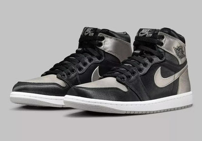 NEW Wmns Air Jordan 1 High OG Satin Shadow Black Grey 10W FD4810-010 DS