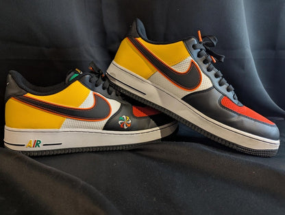 Nike Air Force 1 Low "Sunburst" Size 13 Used VGC CK9282 - 100 Multi - Color Retro - Sole & Drip
