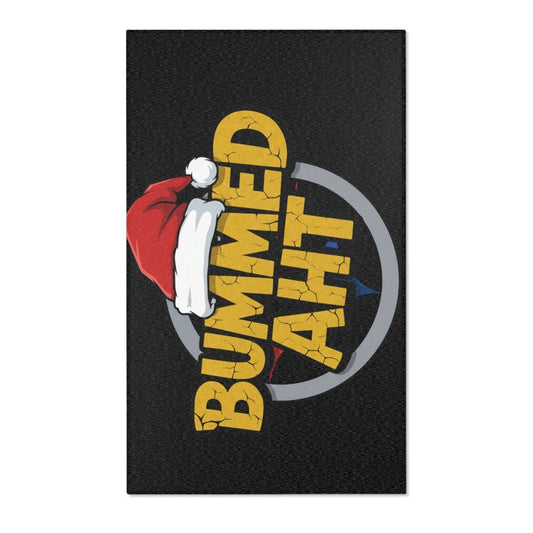 Bummed Aht Christmas Area Rug – Funny Santa Hat Holiday Doormat - Sole & Drip