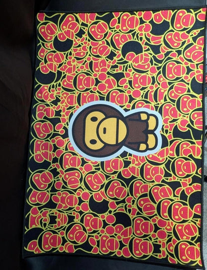 NEW Hypebeast BAPE Baby Milo All Over Print Rug 33x22" A Bathing Ape Streetwear - Sole & Drip
