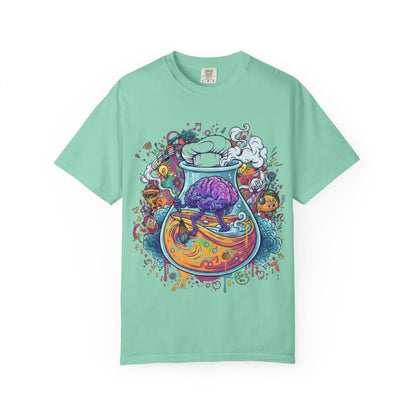 "Let Me Cook" T-Shirt — Colorful Chef Brain Illustration - Sole & Drip