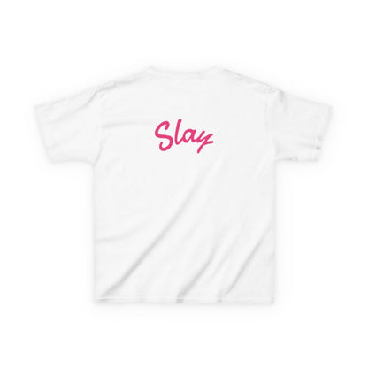 Kids Tee — Pink “Baddie 67” Front & “Slay” Back Graphic - Sole & Drip